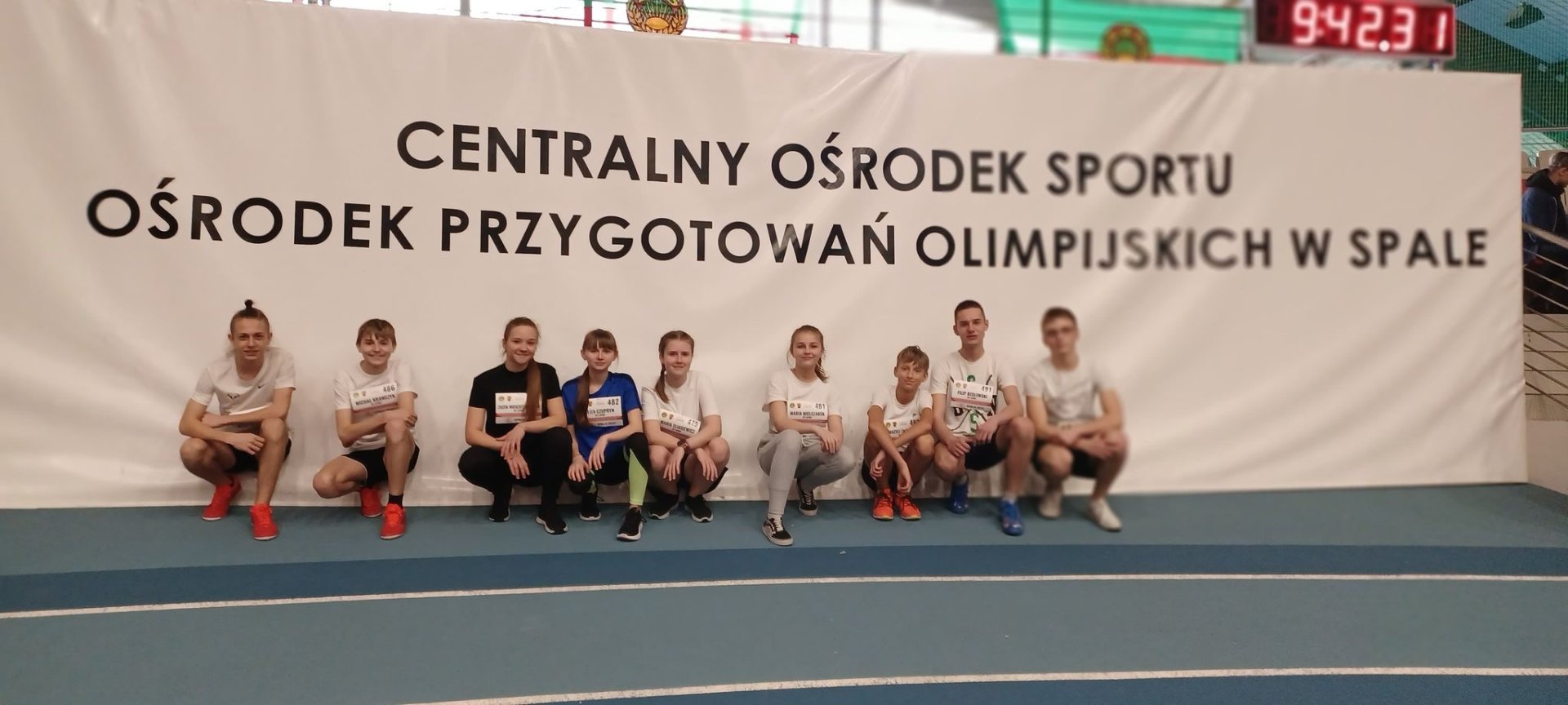 dryżyna lekkoatletyczna naszej szkoły