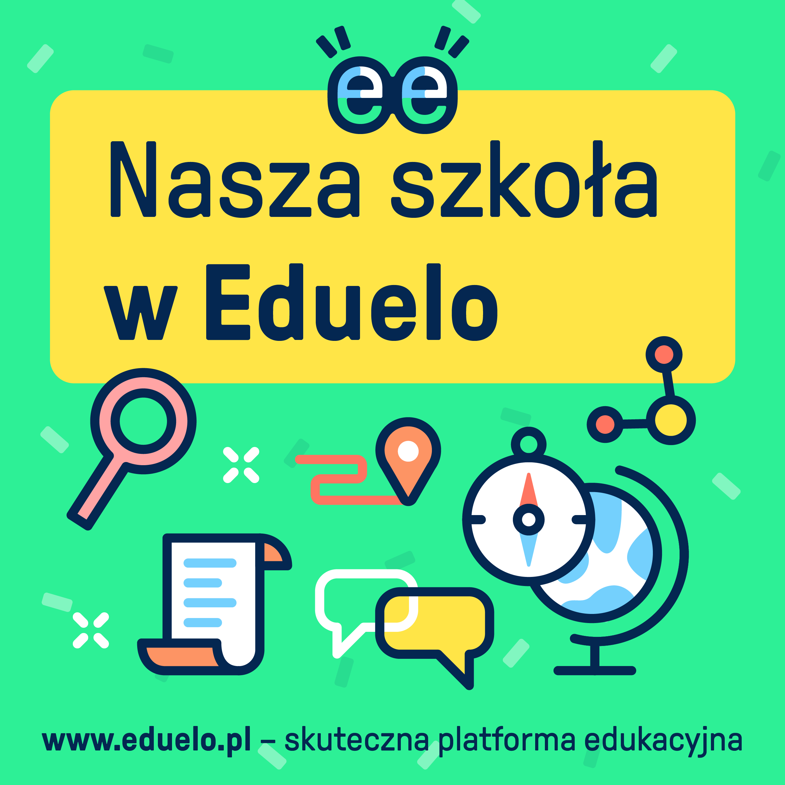 Plakat nasza szkoła w eduelo